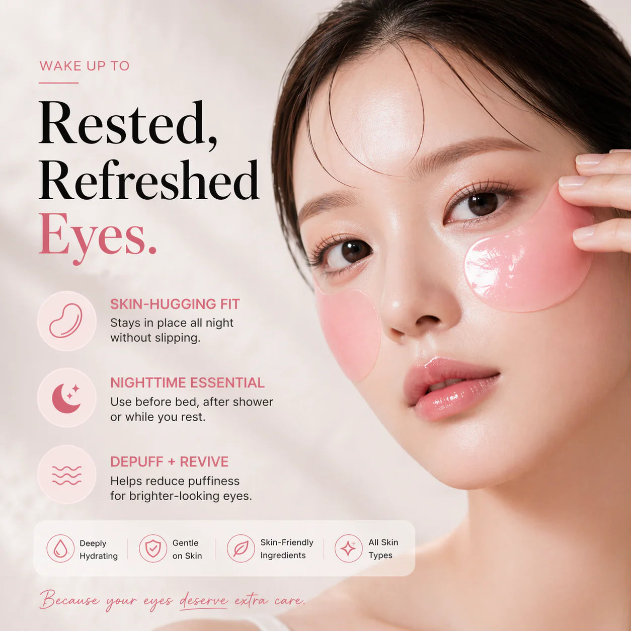 Korean collagen eye patch